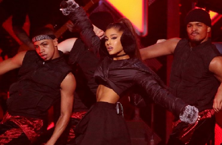 Ariana Grande performs at Z100’s Jingle Ball in Manhattan, New York, U.S.