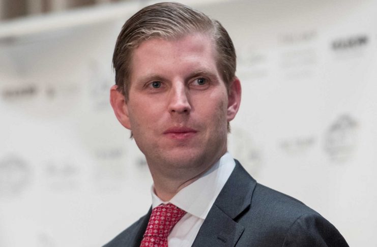 FILE PHOTO – Eric Trump during the grand opening of the Trump International Hotel and Tower in Vancouver