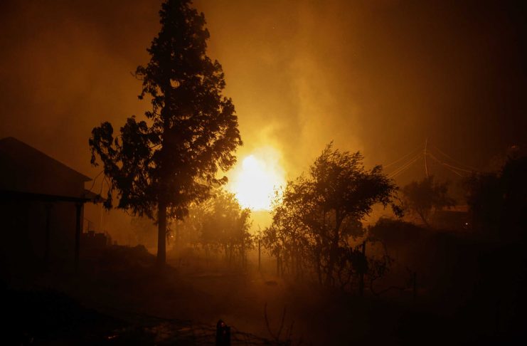 Forest fire in Pedrogao Grande
