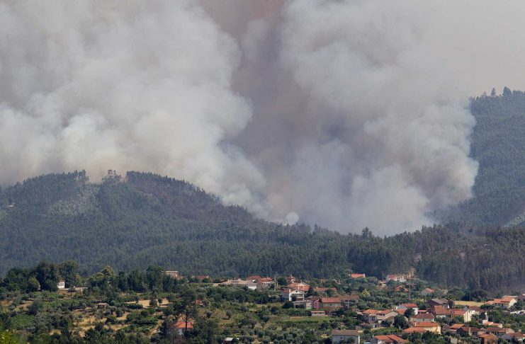 Forest fire in Pedrogao Grande, Portugal