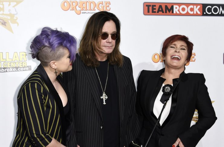 Kelly Osbourne, Ozzy Osbourne and Sharon Osbourne during 10th annual of “Classic Rock Roll of Honour” awards in Los Angeles