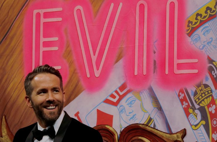 Actor Ryan Reynolds is honored as Hasty Pudding Theatricals Man of the Year at Harvard University in Cambridge