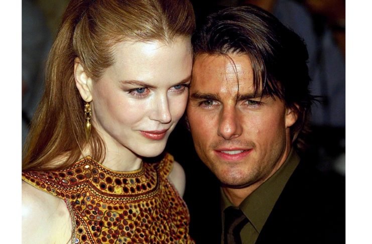 Australian Nicole Kidman and husband Tom Cruise of the U.S. arrive for the U.K. premier of Stanley K..