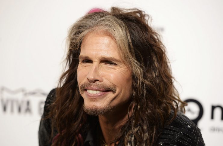 Steven Tyler arrives at the Elton John AIDS Foundation Academy Awards Viewing Party in West Hollywood