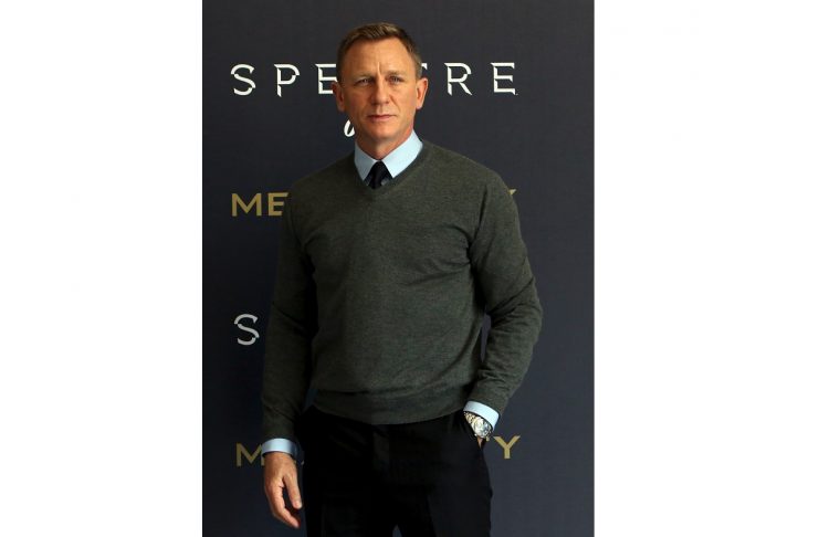 Actor Craig poses during a photocall for the new James Bond 007 film “Spectre” in Mexico City