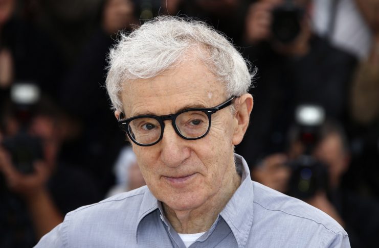 Director Woody Allen poses during a photocall for the film “Cafe Society” out of competition, before the opening of the 69th Cannes Film Festival in Cannes