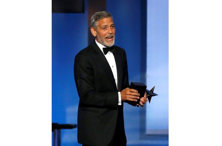 Actor Clooney accepts the 46th AFI Life Achievement Award in Los Angeles