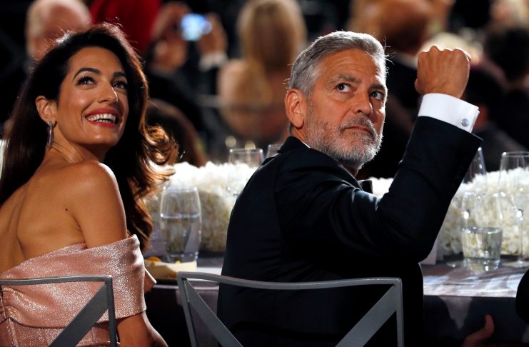 Actor Clooney and his wife Amal attend the 46th AFI Life Achievement Award in Los Angeles
