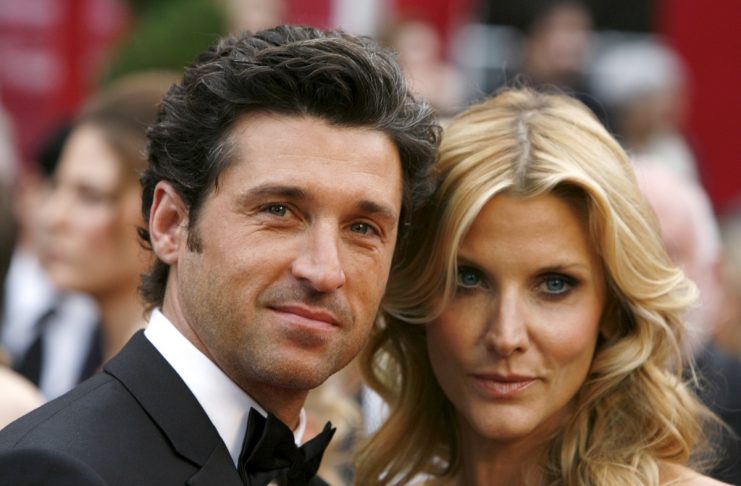 Actor Patrick Dempsey and his wife Jill Fink arrive at the 80th annual Academy Awards in Hollywood