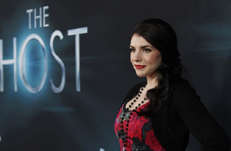Meyer poses at the premiere of “The Host” in Hollywood