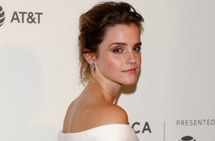 Actor Emma Watson arrives for ‘The Circle’ premiere at the Tribeca Film Festival in the Manhattan borough of New York