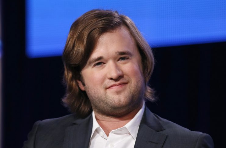 Actor Haley Joel Osment talks about IFC’s “The Spoils of Babylon” during the Winter 2014 TCA presentations in Pasadena