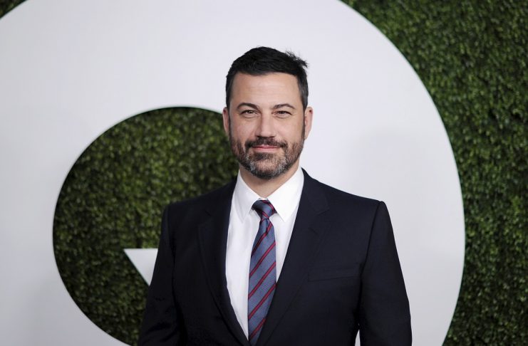 Television host Jimmy Kimmel poses during the GQ Men of the Year party in West Hollywood