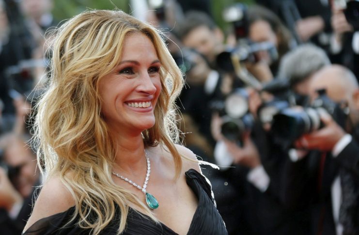 Cast member Julia Roberts arrives for the screening of the film “Money Monster” out of competition at the 69th Cannes Film Festival in Cannes