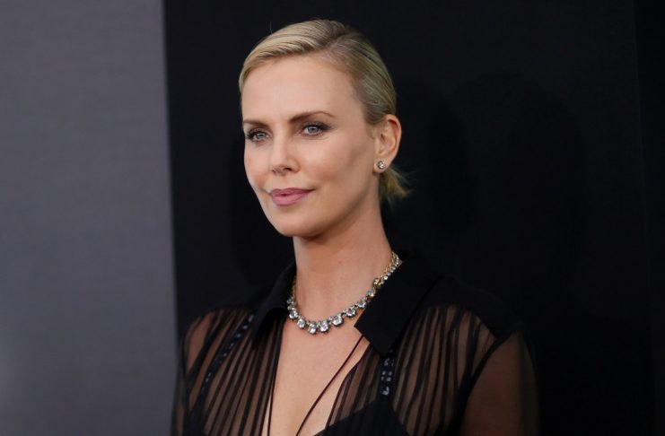 Cast member Theron attends the premiere for “Atomic Blonde” in Los Angeles
