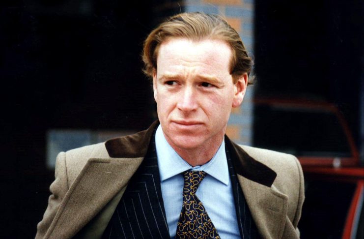 James Hewitt, former lover of Diana, Princess of Wales emerges from a discount shopping warehouse in..