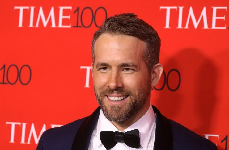 Actor Ryan Reynolds arrives for the Time 100 Gala in New York