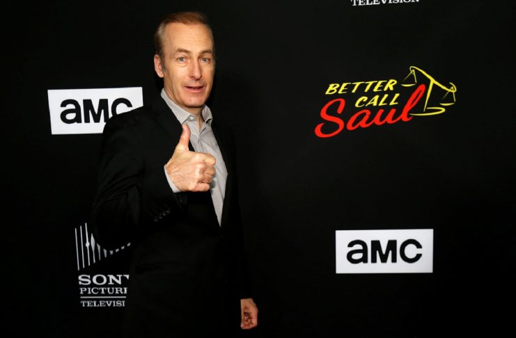 Cast member Odenkirk poses at the premiere for season 3 of the television series “Better Call Saul” in Culver City
