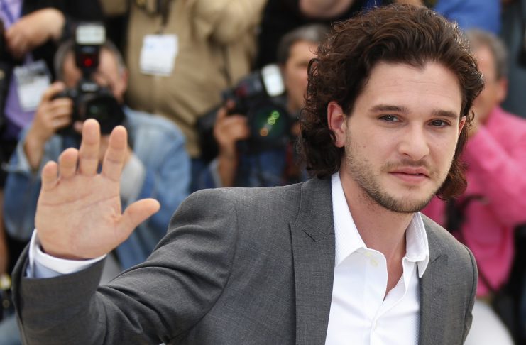 Actor Kit Harington, who voices Eret character, poses during a photocall for the film “How to Train Your Dragon 2” out of competition at the 67th Cannes Film Festival in Cannes