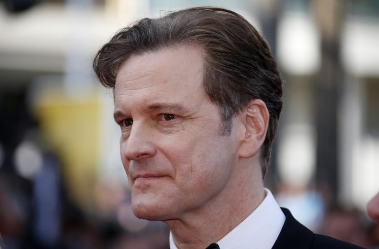 Actor Colin Firth poses on the red carpet as he arrives for the screening of film “Loving” in competition at the 69th Cannes Film Festival in Cannes