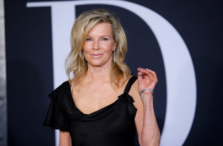Cast member Kim Basinger poses at the premiere of the film “Fifty Shades Darker” in Los Angeles