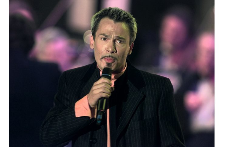 French singer Florent Pagny performs during the ‘Victoire de la musique” 12nd annual French music aw..