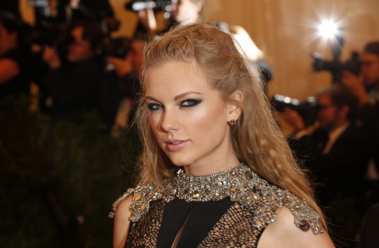 Singer Taylor Swift arrives at the Metropolitan Museum of Art Costume Institute Benefit celebrating the opening of “PUNK: Chaos to Couture” in New York