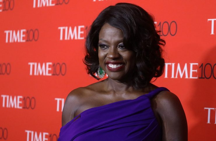 Actor Viola Davis arrives for the Time 100 Gala in the Manhattan borough of New York