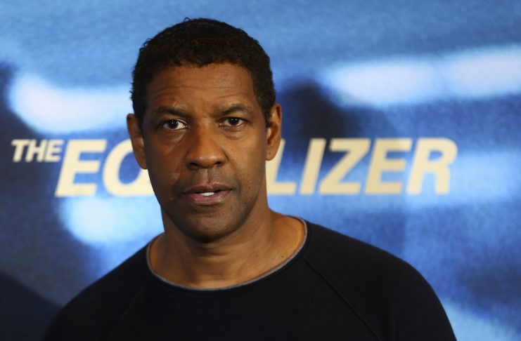 Actor Washington attends photocall to promote film ‘The Equalizer’ in Berlin