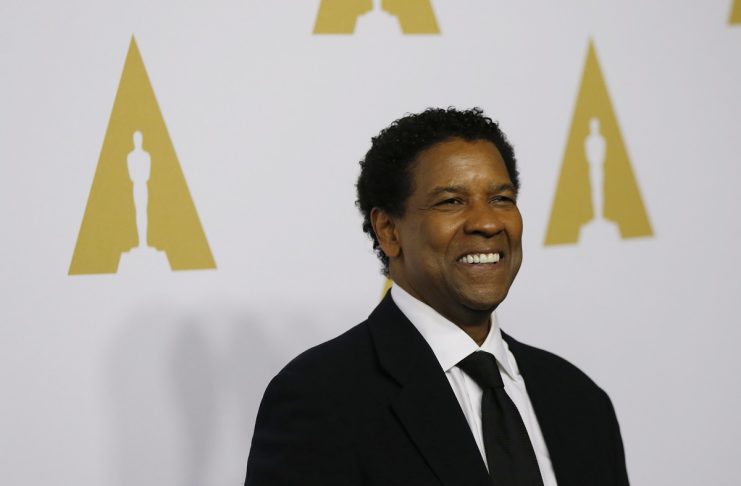 Actor Denzel Washington arrives at the 89th Oscars Nominee Luncheon in Beverly Hills
