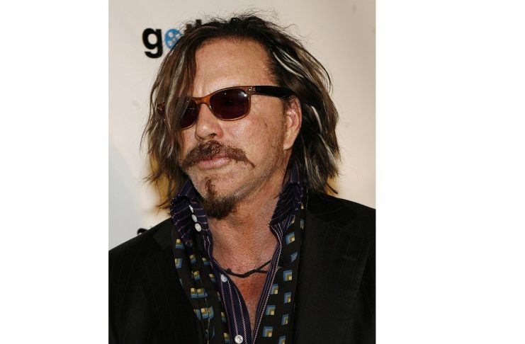 Actor Mickey Rourke  poses at the arrivals for the 18th Annual Gotham Independent Film Awards in New York