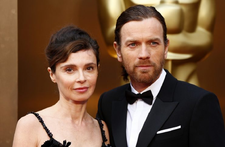 Actor Ewan McGregor and his wife Eve Mavrakis arrive at the 86th Academy Awards in Hollywood
