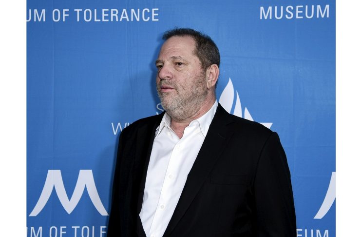 Honoree Harvey Weinstein, Co-Chairman of The Weinstein Company and recipient of the Humanitarian Award from the Simon Wiesenthal Center poses in Beverly Hills, California