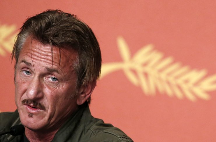 Director Sean Penn attends a news conference for the film “The Last Face” in competition at the 69th Cannes Film Festival in Cannes