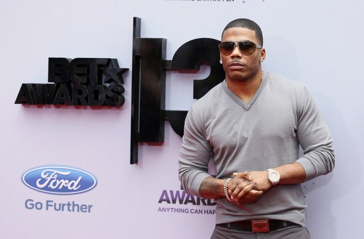 Nelly arrives at the 2013 BET Awards in Los Angeles