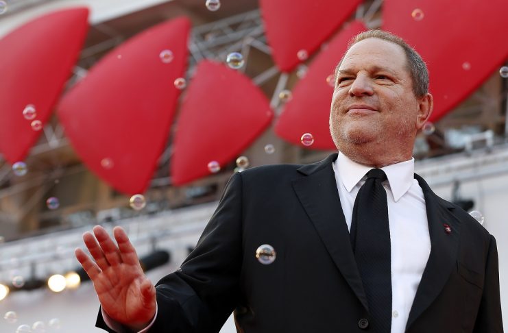 Producer Weinstein poses during a red carpet for the movie “philomena” during the 70th Venice Film Festival in Venice