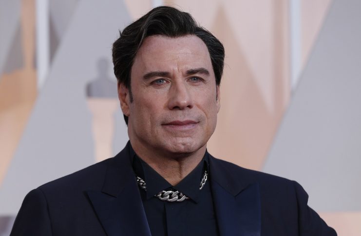 Actor John Travolta arrives at the 87th Academy Awards in Hollywood