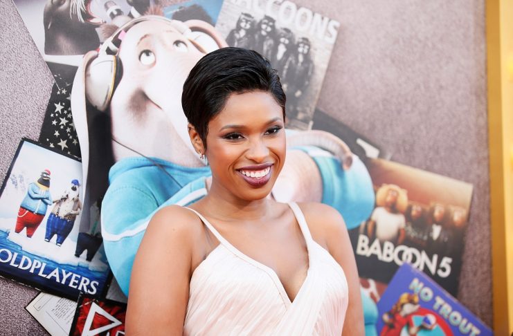 Actor Jennifer Hudson poses at the world premiere of the film “Sing” in Los Angeles