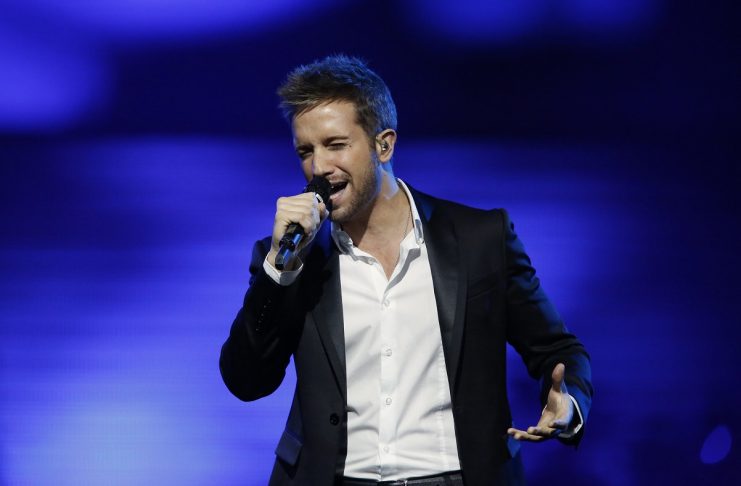 Alboran performs during the Latin Recording Academy’s Person of the Year event honoring singer Miguel Bose in Las Vegas