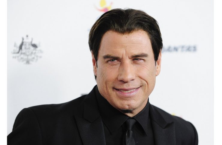 Actor Travolta arrives during the G’Day USA Black Tie Gala in Los Angeles, California