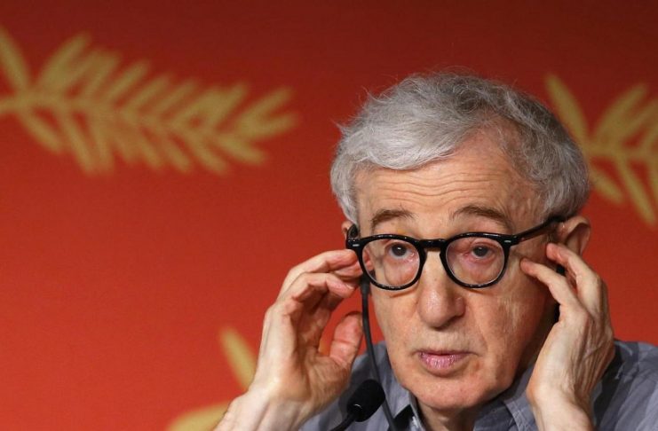 Director Woody Allen attends a news conference for the film “Cafe Society” out of competition before the opening of the 69th Cannes Film Festival in Cannes