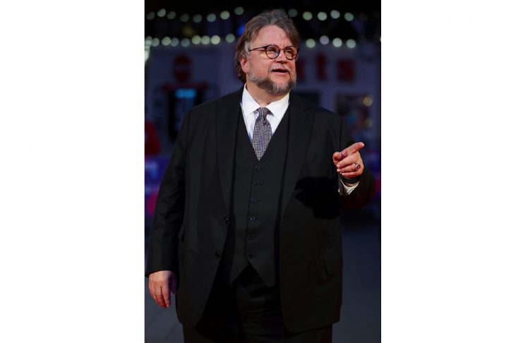 Director Guillermo del Toro arrives for the Premiere of “Shape Of  Water” during the British Film Institute London Film Festival at the Odeon, Leicester Square in London.