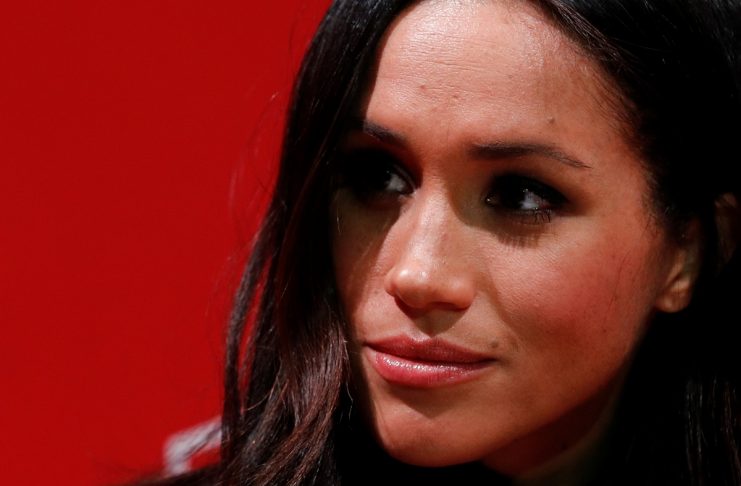 Meghan Markle visits the Terrence Higgins Trust World AIDS Day charity fair at Nottingham Contemporary with her fiancee Britain’s Prince Harry, in Nottingham