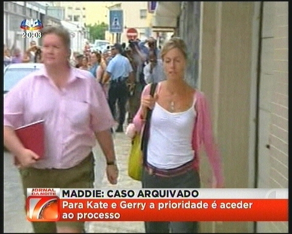 DR_TV_01 – LISBOA, PORTUGAL – Imagens de televisao. Caso Madeleine Mc