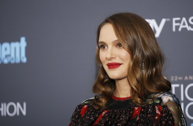 Natalie Portman poses backstage during the 22nd Annual Critics’ Choice Awards in Santa Monica