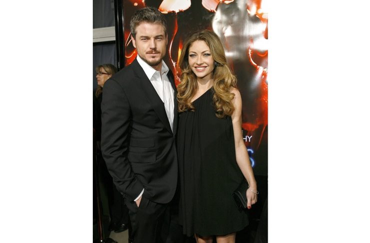 Eric Dane poses with Rebecca Gayheart at the premiere of “Dreamgirls” in Beverly Hills