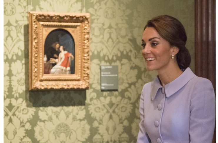 Britain’s Kate, the Duchess of Cambridge visits the Mauritshuis in The Hague