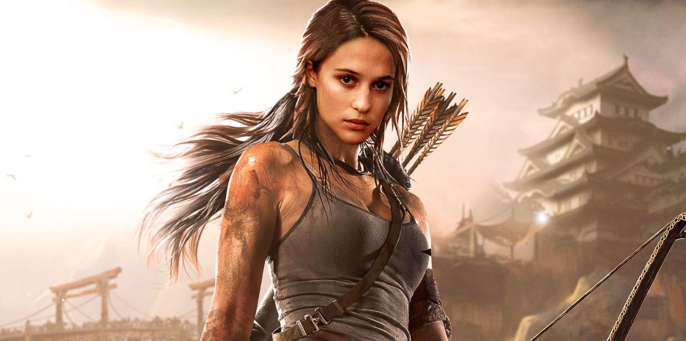 Alicia Vikander como Lara Croft no primeiro cartaz de 'Tomb Raider' -  CinePOP