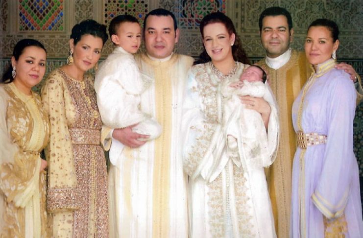 DR_REI_MARROCOS : Familia Real de Marrocos, Rei Mohamed VI e a prince