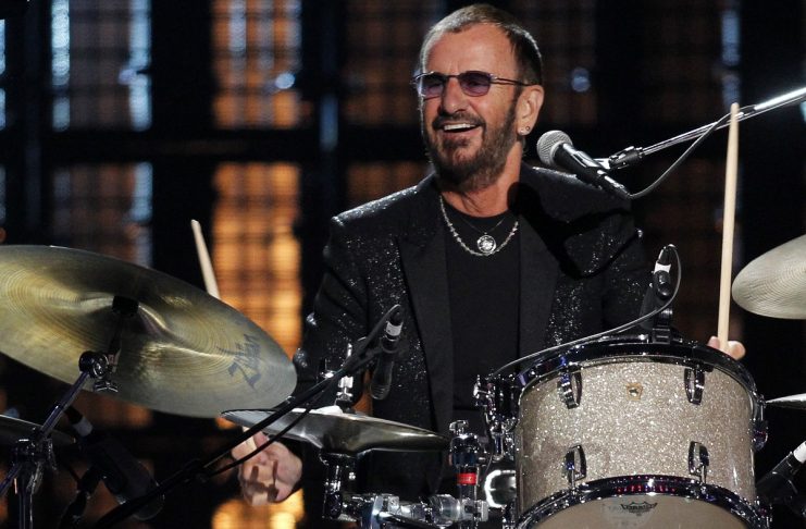 Ringo Starr performs during the 2015 Rock and Roll Hall of Fame Induction Ceremony in Cleveland
